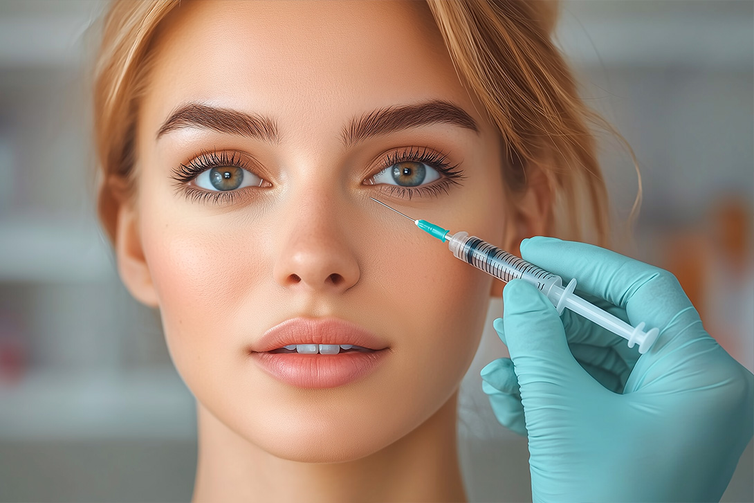 Comblement des rides par acide hyaluronique